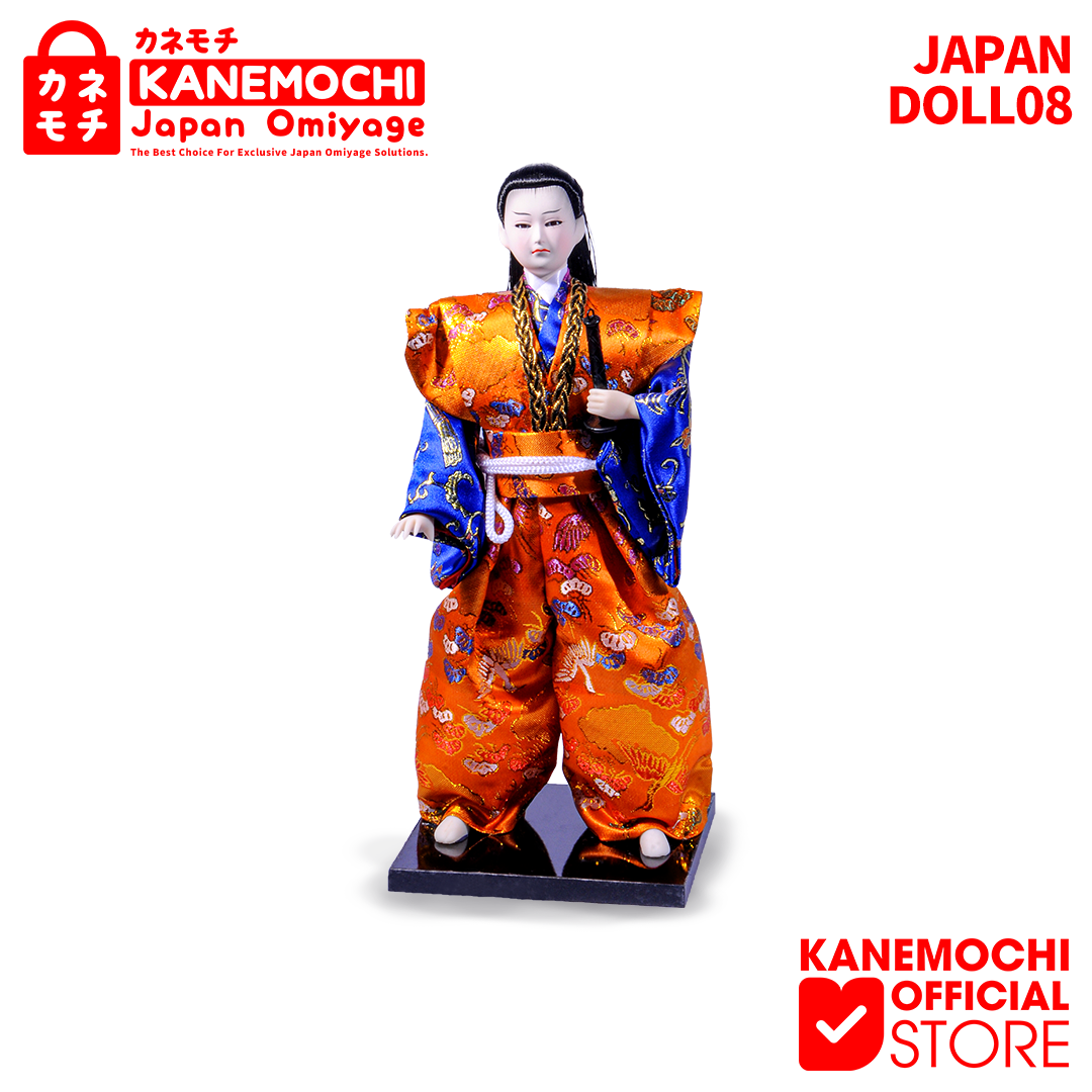 Varian JAPANDOLL 08 dari KANEMOCHI JAPAN KENSHIN SAMURAI DOLL (30CM) - Souv...