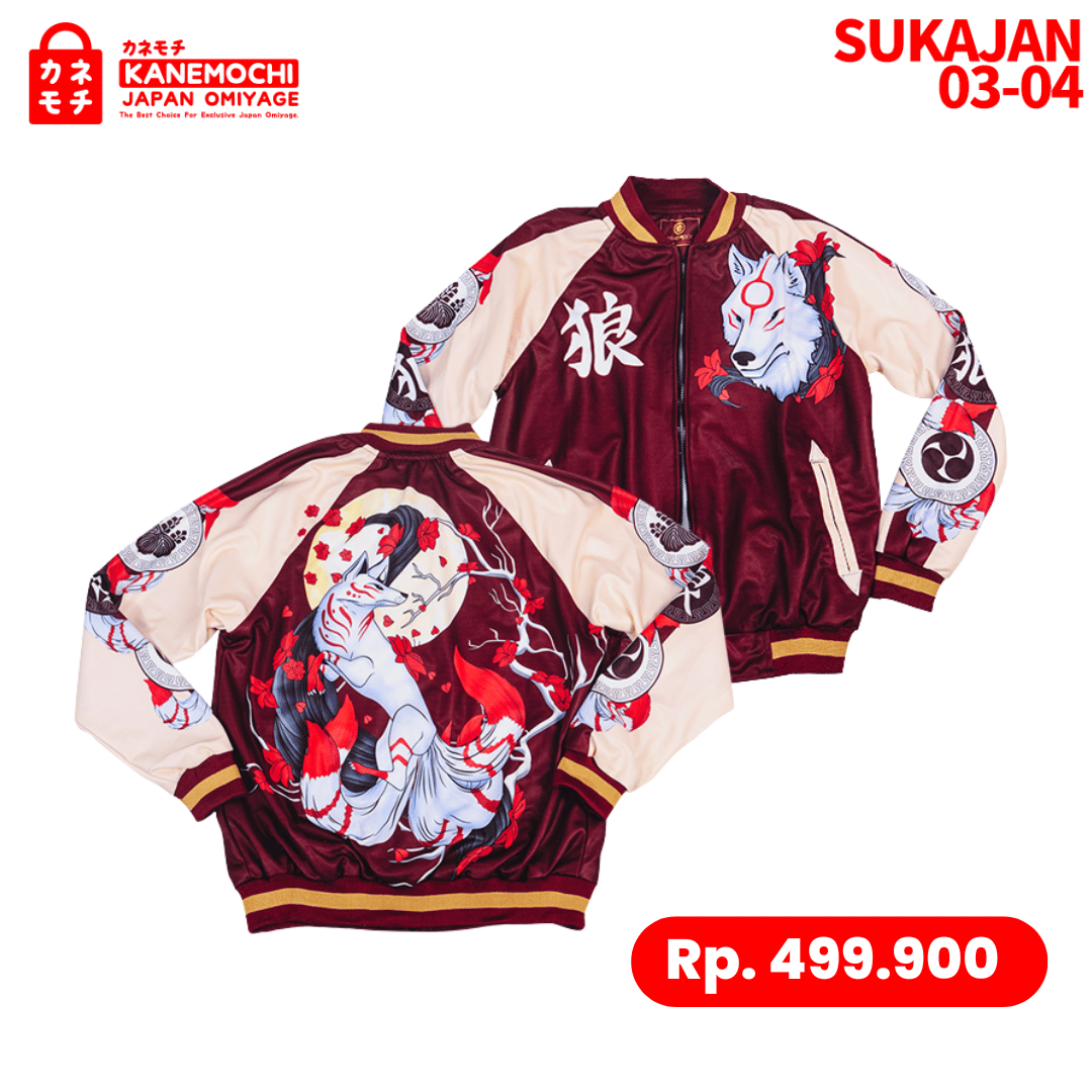 Varian KITSUNE dari Sukajan Heritage Collection - JAKET BASEBALL - JAK...