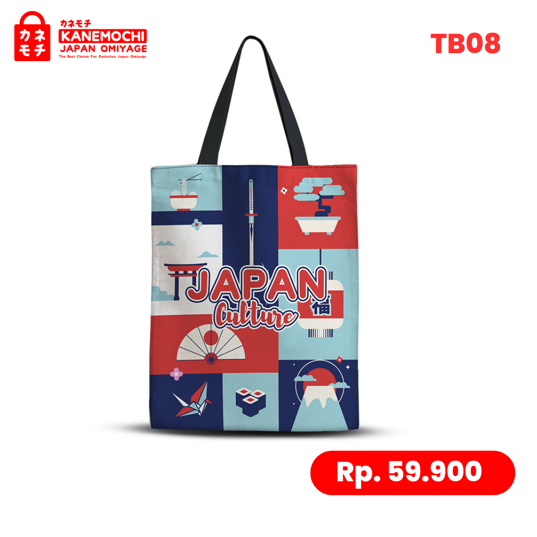 Varian  JAPAN CULTURE 31X36.5CM dari Japanese Lifestyle Tote Bag | Tas Jinjing Motif Je...