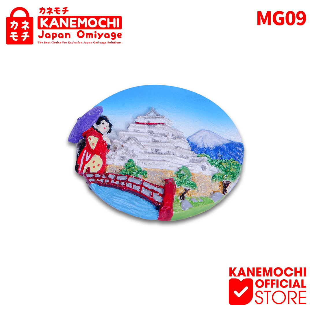 Varian 03 GEISHA OSAKA CASTEL dari KANEMOCHI MAGNET RESIN JAPAN 4D - KANEMOCHI MAGNET...