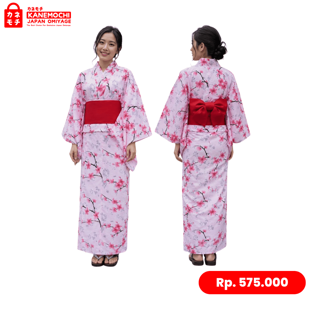 Varian PINK dari YUKATA WANITA DEWASA - YUKATA BAJU TRADISIONAL JEP...