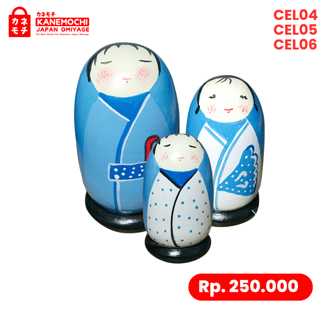 Varian MOKUSEI NINGYOU BLUE M dari Mokusei Ningyo Heritage Set - MOKUSEI NINGYOU JAPA...