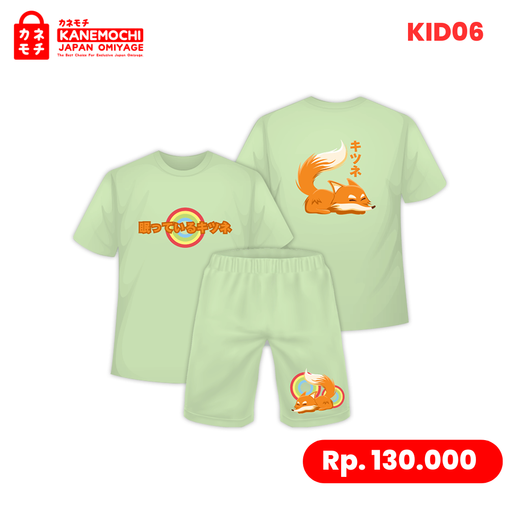 Varian KAOS KIDS NEKO MAMUSHI = M dari Premium Japanese Kidswear Collection Size 2-3 Tahu...
