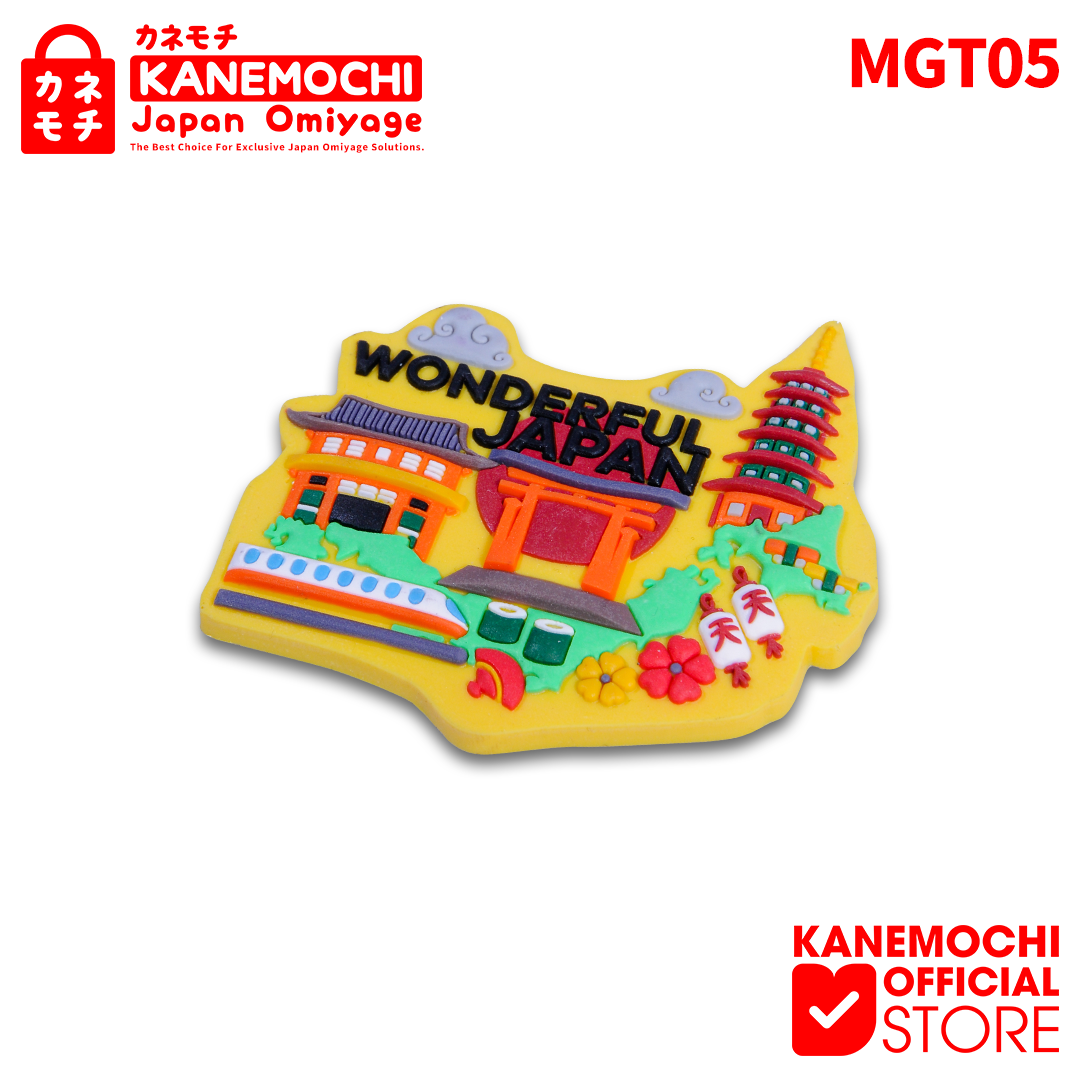 Varian 05 KUNING WONDER dari KANEMOCHI MAGNET RUBBER JAPAN 3D - KANEMOCHI MAGNE...