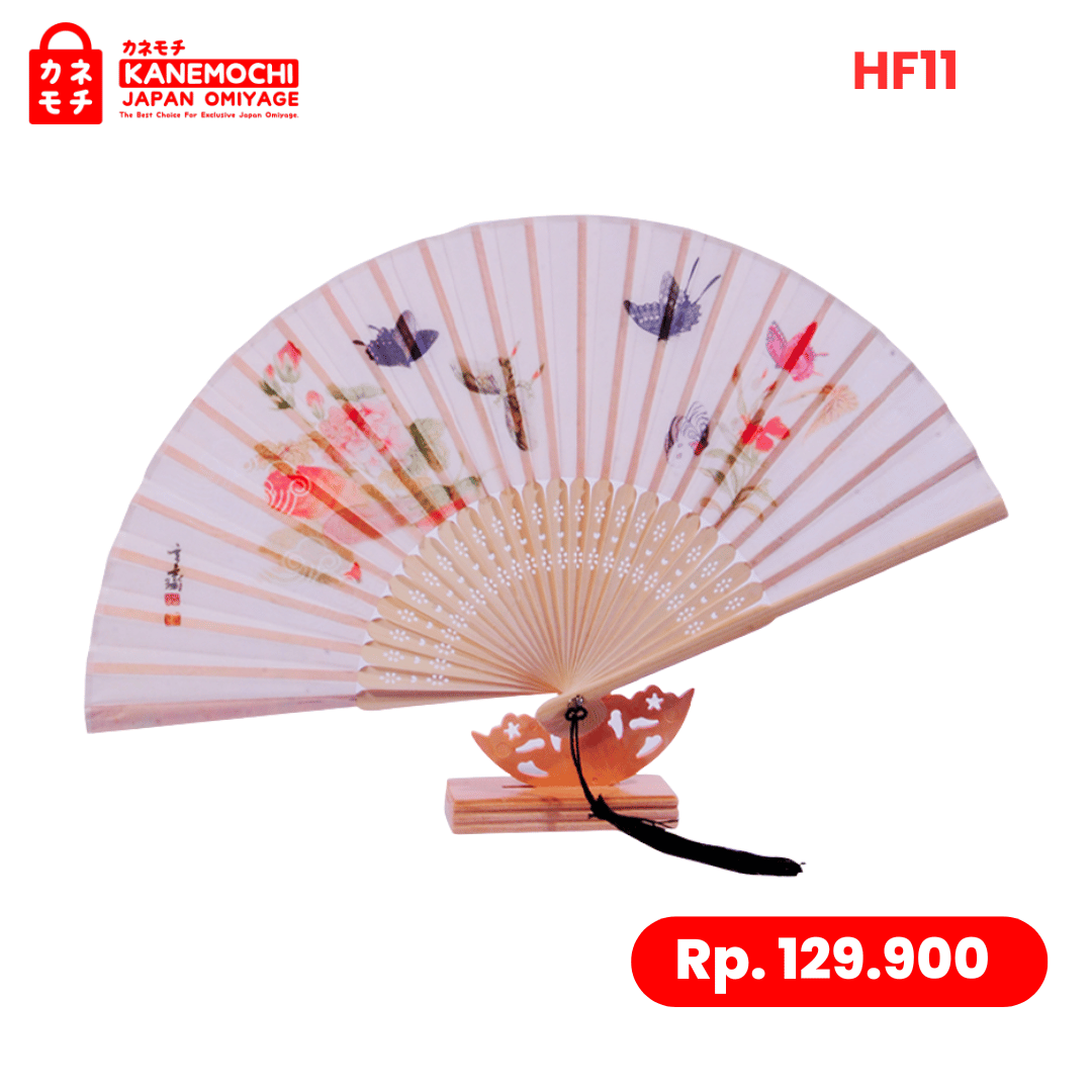 Varian UTSUKUSHI CHOU dari Sensu Heritage Collection - Set Kipas Tangan Premi...