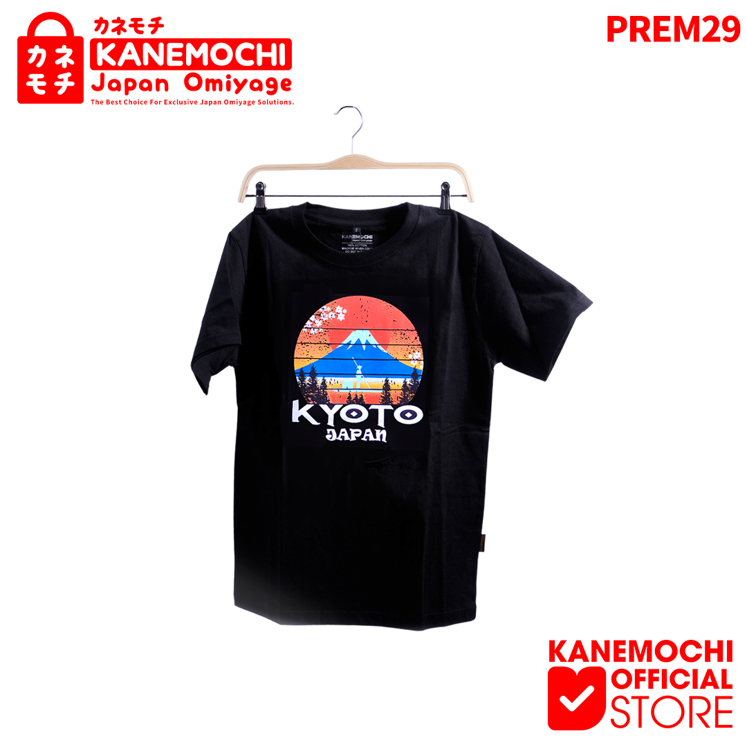 Varian KAOS PREMIUM KYOTO (BLACK)  dari KANEMOCHI T-SHIRT - KANEMOCHI KAOS PREMIUM MOTIF K...