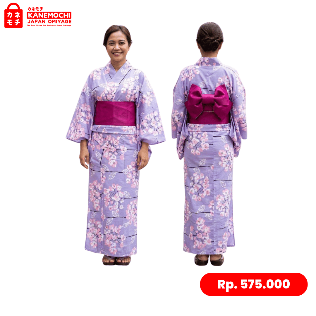 Varian UNGU dari YUKATA WANITA DEWASA - YUKATA BAJU TRADISIONAL JEP...