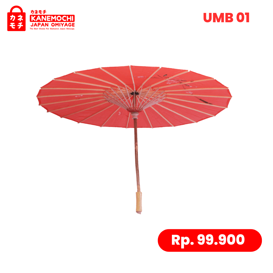 Varian PAYUNG RED dari Wagasa Heritage Collection | Payung Jepang Tradisi...