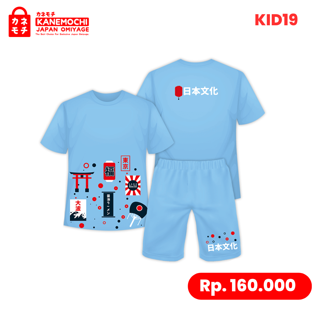 Varian KAOS KIDS NIHON BUNKA = XXL dari Premium Japanese Kidswear Collection Size 8-9 Tahu...