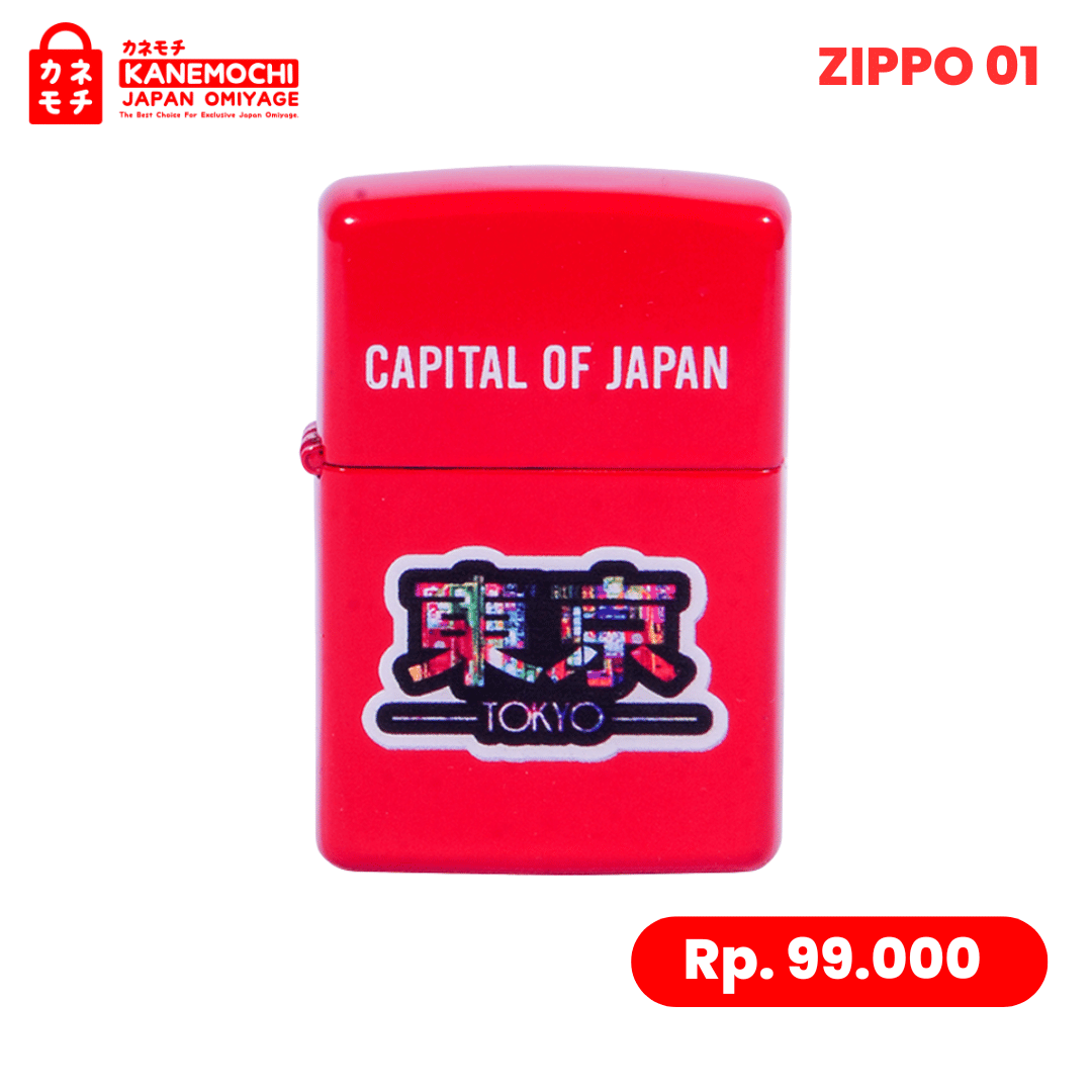 Varian KOREK API ZIPPO-01 dari TOKYO LUXURY FLAME EDITION - KANEMOCHI ZIPPO - OLE...