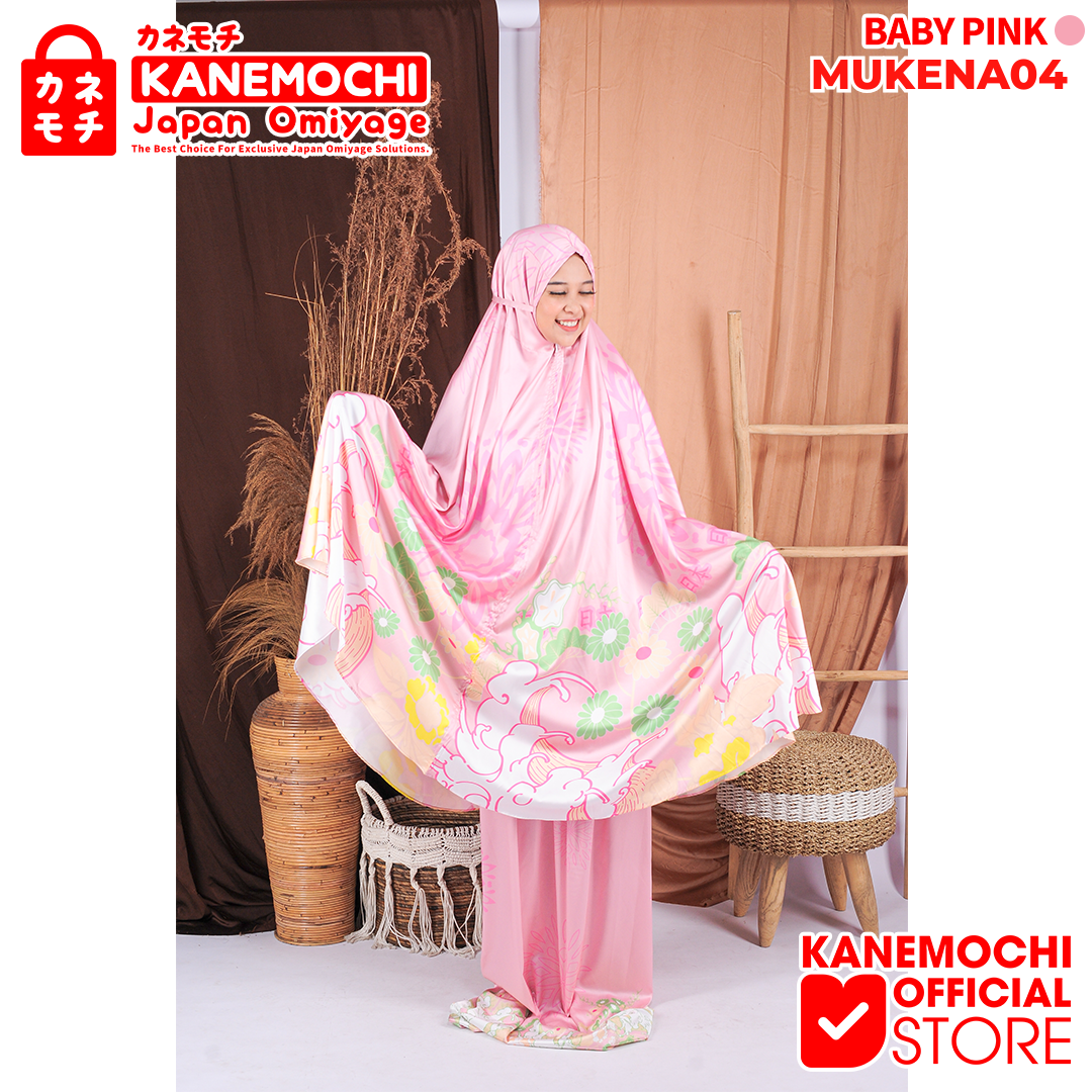 Varian HARUMI BABY PINK dari KANEMOCHI MUKENA JUMBO HARUMI SERIES - MUKENA ARMA...