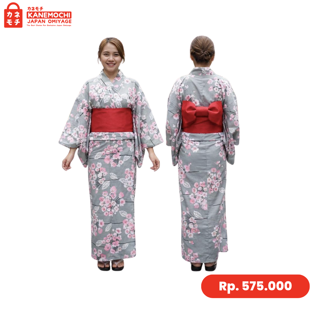 Varian ABU dari YUKATA WANITA DEWASA - YUKATA BAJU TRADISIONAL JEP...