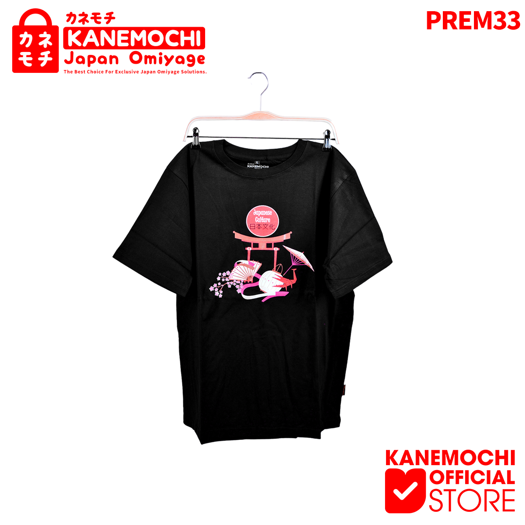 Varian KAOS PREMIUM JAPAN CULTURE (BLACK dari KANEMOCHI T-SHIRT - KANEMOCHI KAOS PREMIUM MOTIF J...