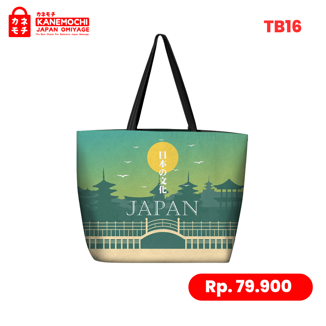 Varian NIHON-NO-BUNKA  dari Harajuku Casual Totebag Collection | Tote Bag Kanv...