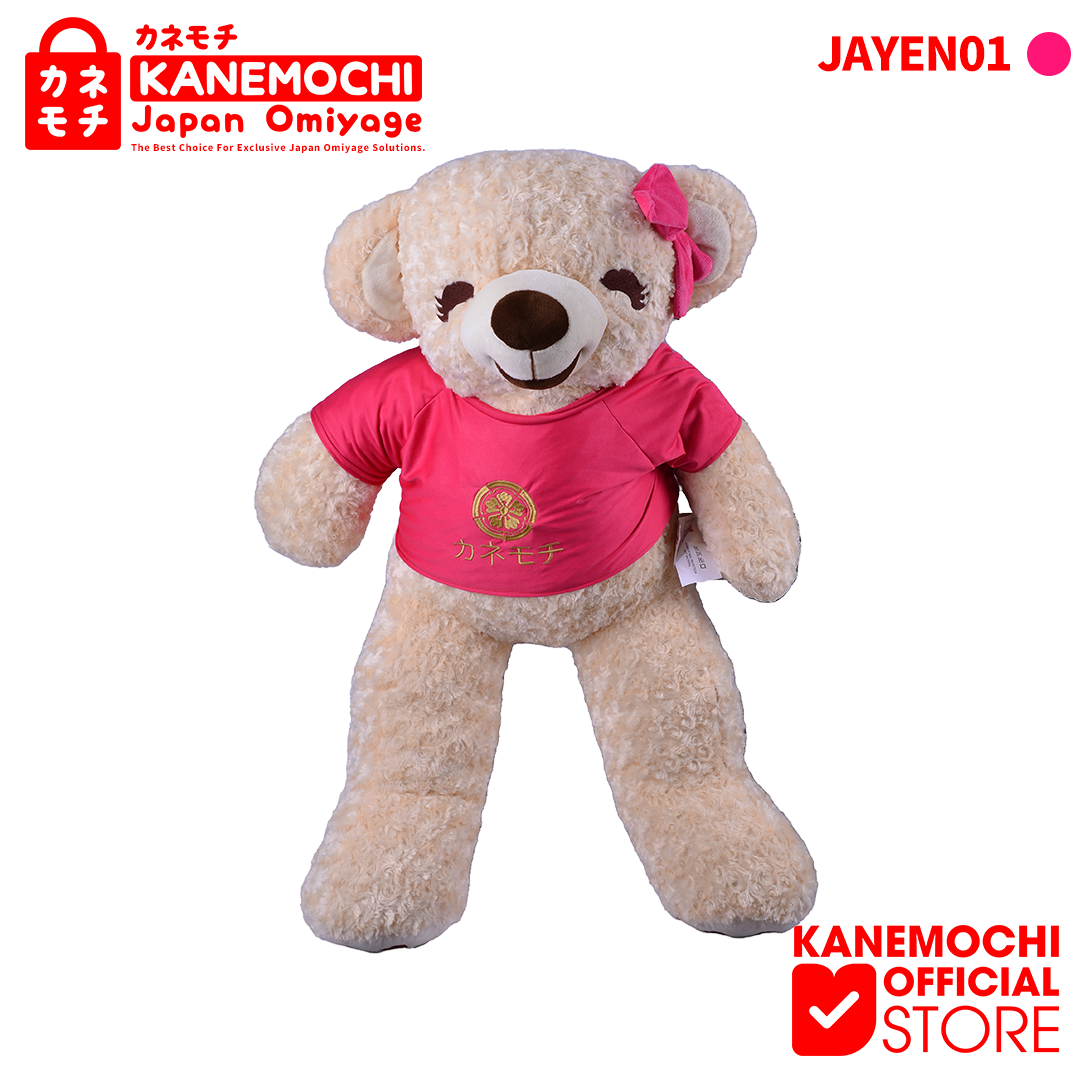 Varian TEDDY BEAR 1 METER CREAM BIG EYES dari KANEMOCHI TEDDY BEAR 1 METER - BONEKA BERUANG JUMB...