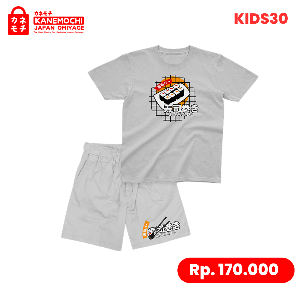 Varian KAOS KIDS SUSHI MAKI = XXXL dari Premium Japanese Kidswear Collection Size 10-12 Ta...