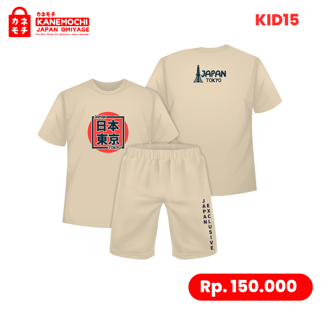Varian KAOS KIDS TOKYO TOWER = XL dari Premium Japanese Kidswear Collection Size 6-7 Tahu...