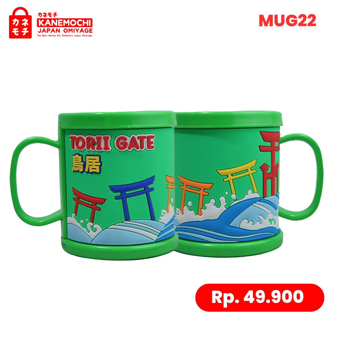 Varian TORII GATE dari Tokyo Daily Mug | Mug Rubber Timbul Jepang | Gelas...