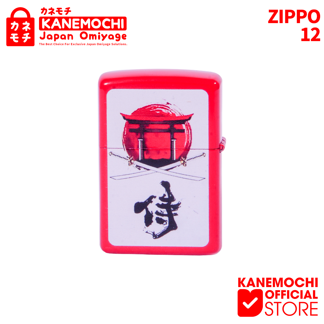 Varian KOREK API ZIPPO-12 dari KANEMOCHI JAPAN - KANEMOCHI MOTIF JAPAN STAINLESS...