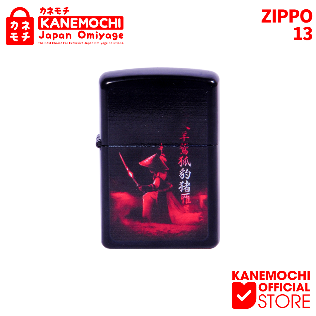 Varian KOREK API ZIPPO-13 dari KANEMOCHI JAPAN - KANEMOCHI MOTIF JAPAN STAINLESS...