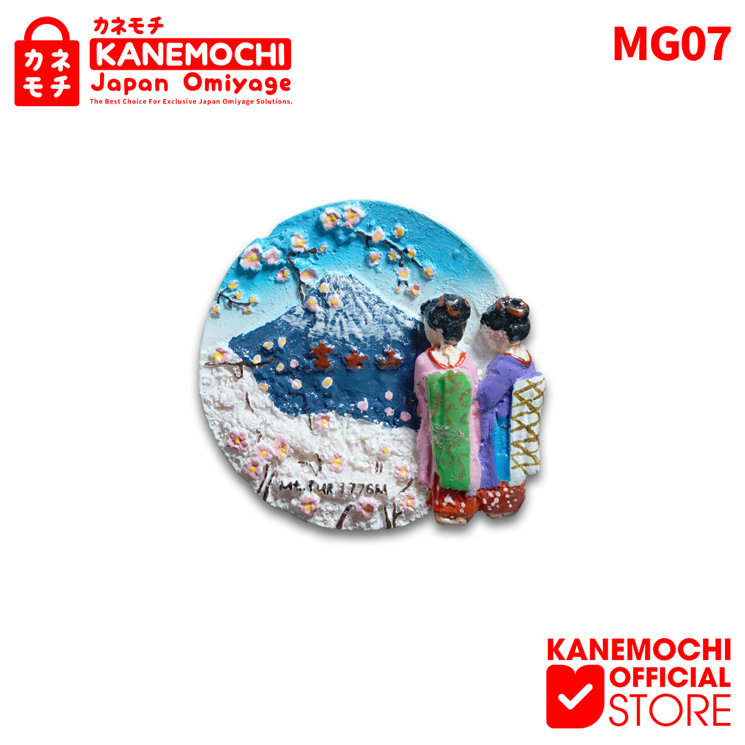 Varian 01 GEISHA FUJI dari KANEMOCHI MAGNET RESIN JAPAN 4D - KANEMOCHI MAGNET...