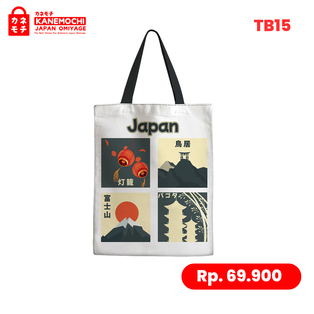 Varian JAPAN ICON dari Authentic Japanese Lifestyle Bag | Totebag Kanvas...