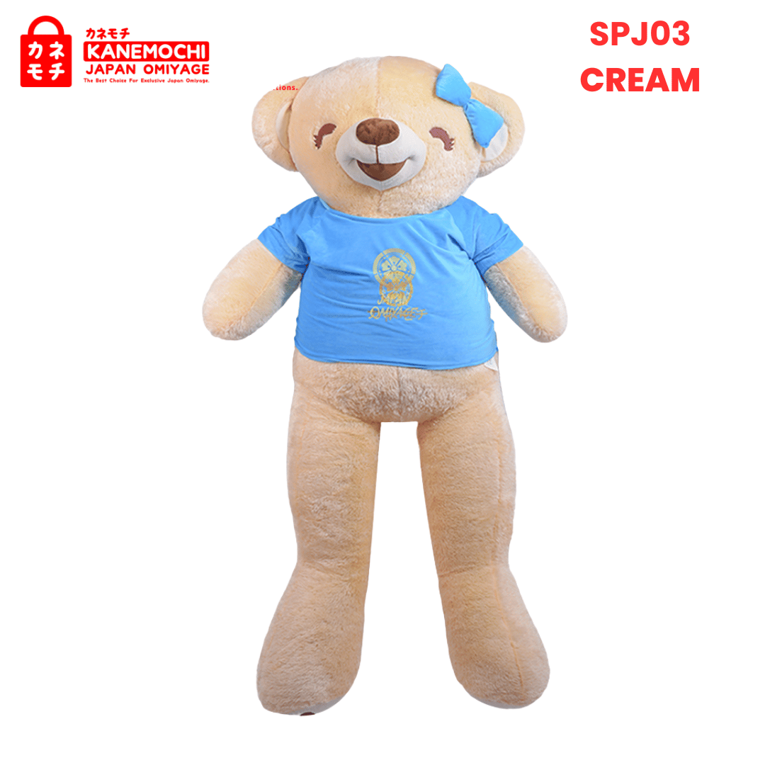 Varian CREAM BLUE dari Live Size Prestige Teddy Collection - Teddy Bear B...