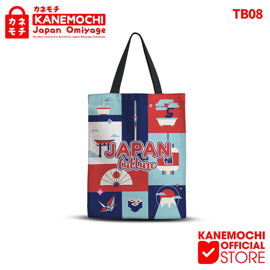 Varian TB08 - TOTEBAG SMALL JAPAN CULTURE 31X36.5CM dari KANEMOCHI TOTEBAG - KANEMOCHI TAS SERBAGUNA - KANE...