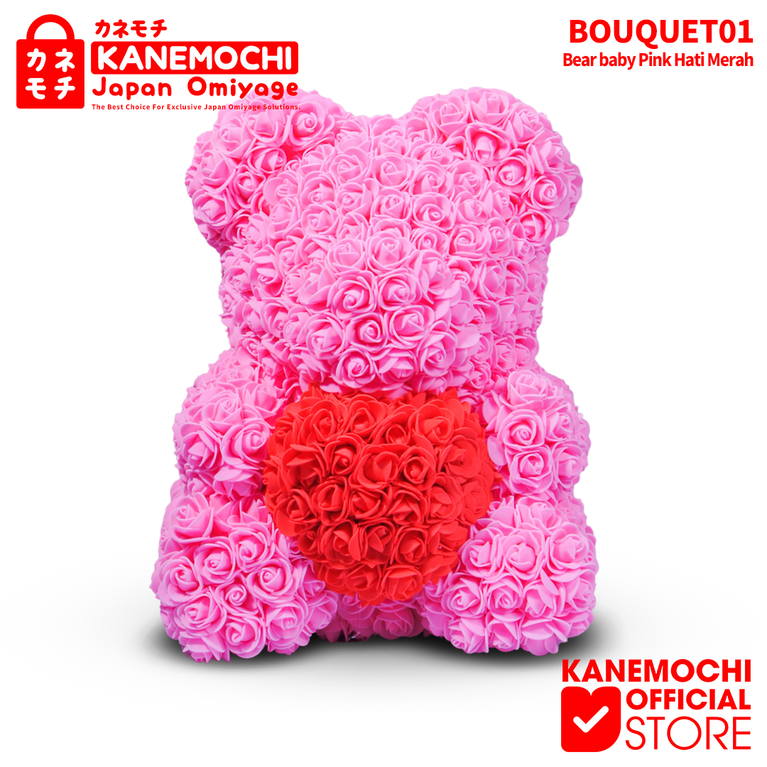 Varian TEDDY BEAR ROSE BOUQUET  (VARIASI LOVE) BIRU dari KANEMOCHI TEDDY BEAR ROSE BOUQUET - KANEMOCHI TEDD...