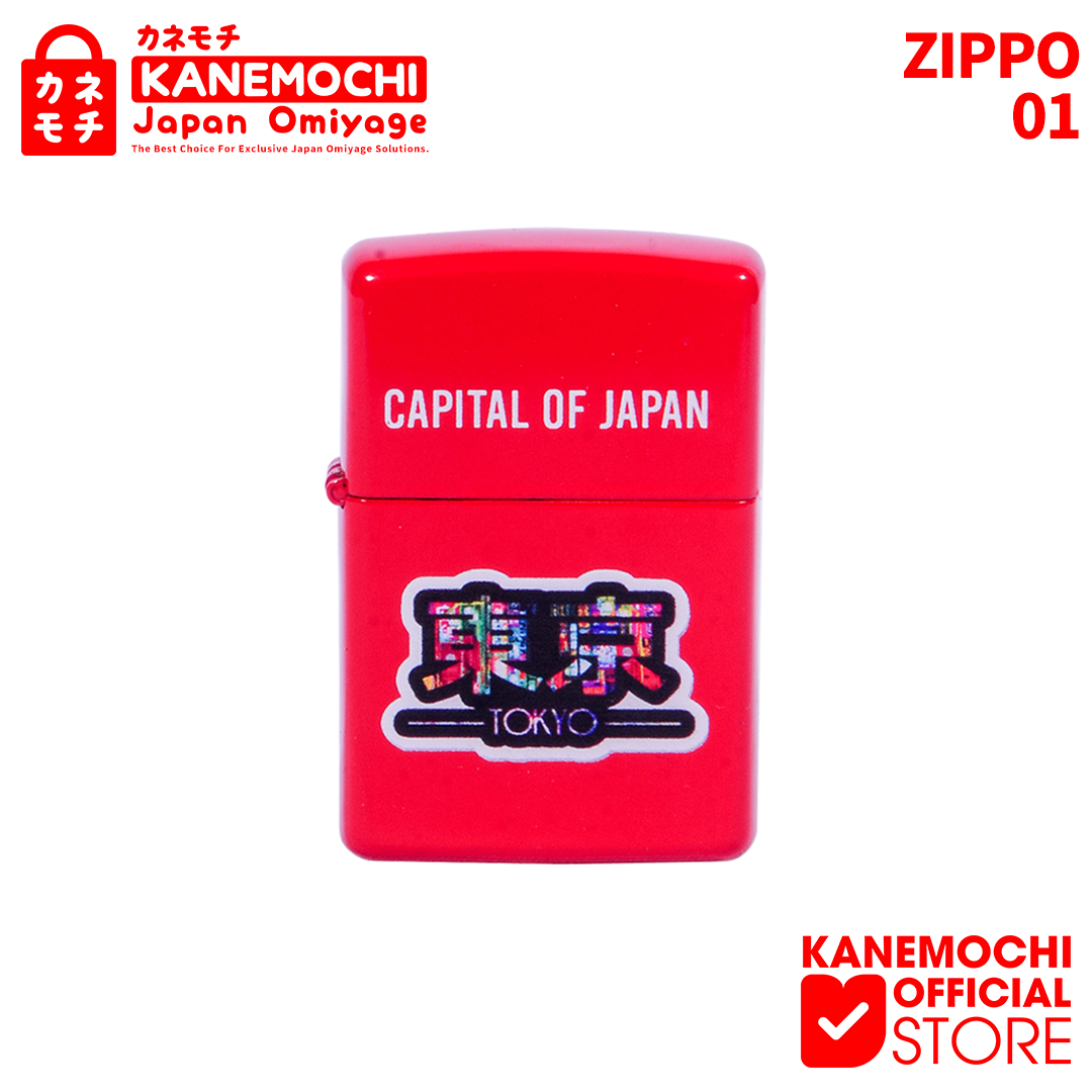 Varian KOREK API ZIPPO-01 dari KANEMOCHI JAPAN - KANEMOCHI MOTIF JAPAN STAINLESS...