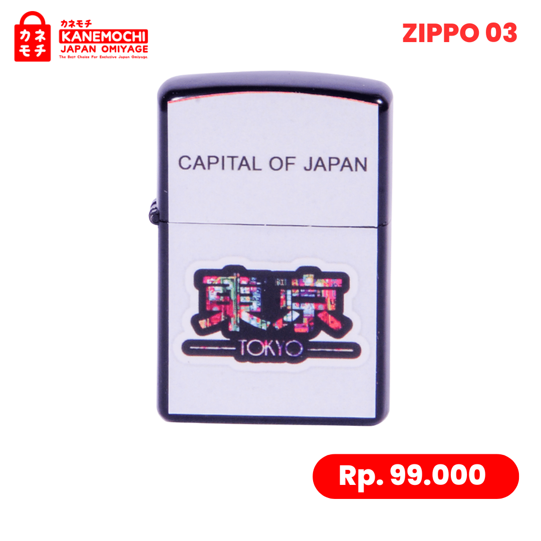 Varian KOREK API ZIPPO-03 dari TOKYO LUXURY FLAME EDITION - KANEMOCHI ZIPPO - OLE...
