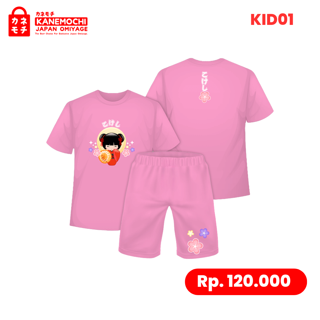 Varian JAPAN KOKESHI (S) dari Premium Japanese Kidswear Collection Size 1 Tahun...