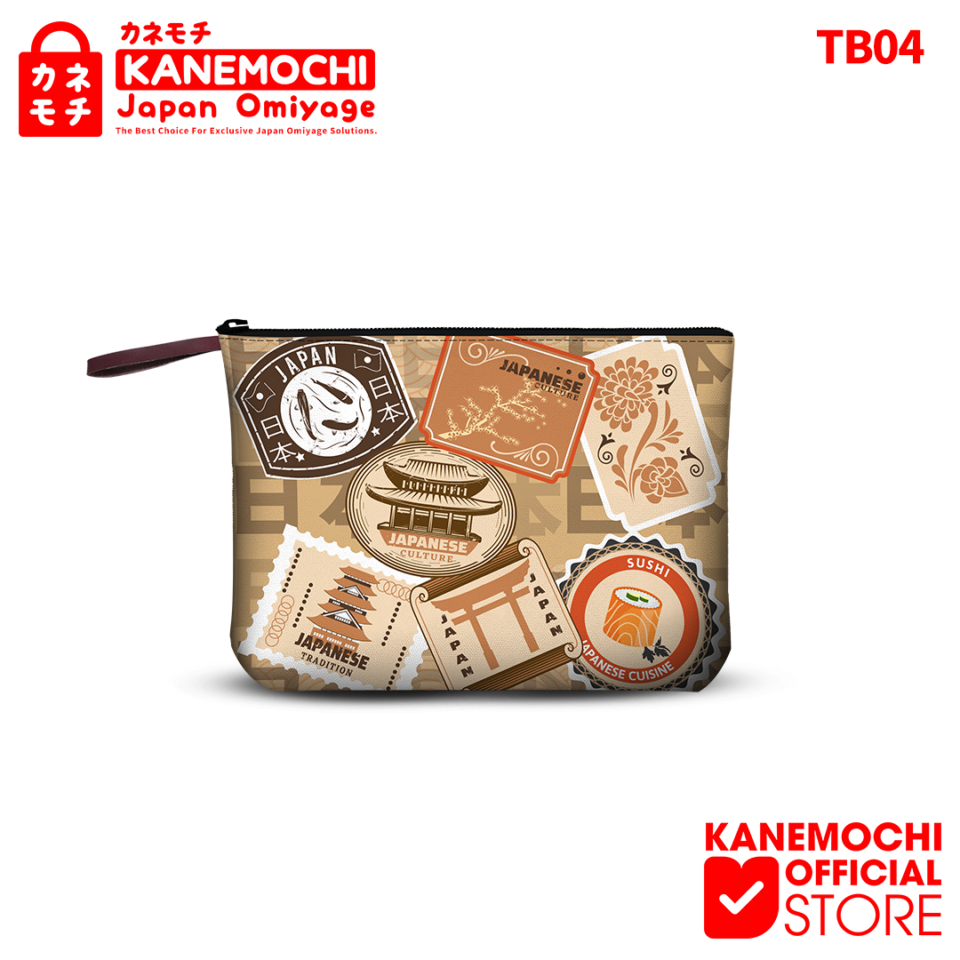 Varian TB04 - POUCH JAPAN KITTE 29X23CM dari KANEMOCHI POUCH - KANEMOCHI TAS POUCH - POUCH SERB...