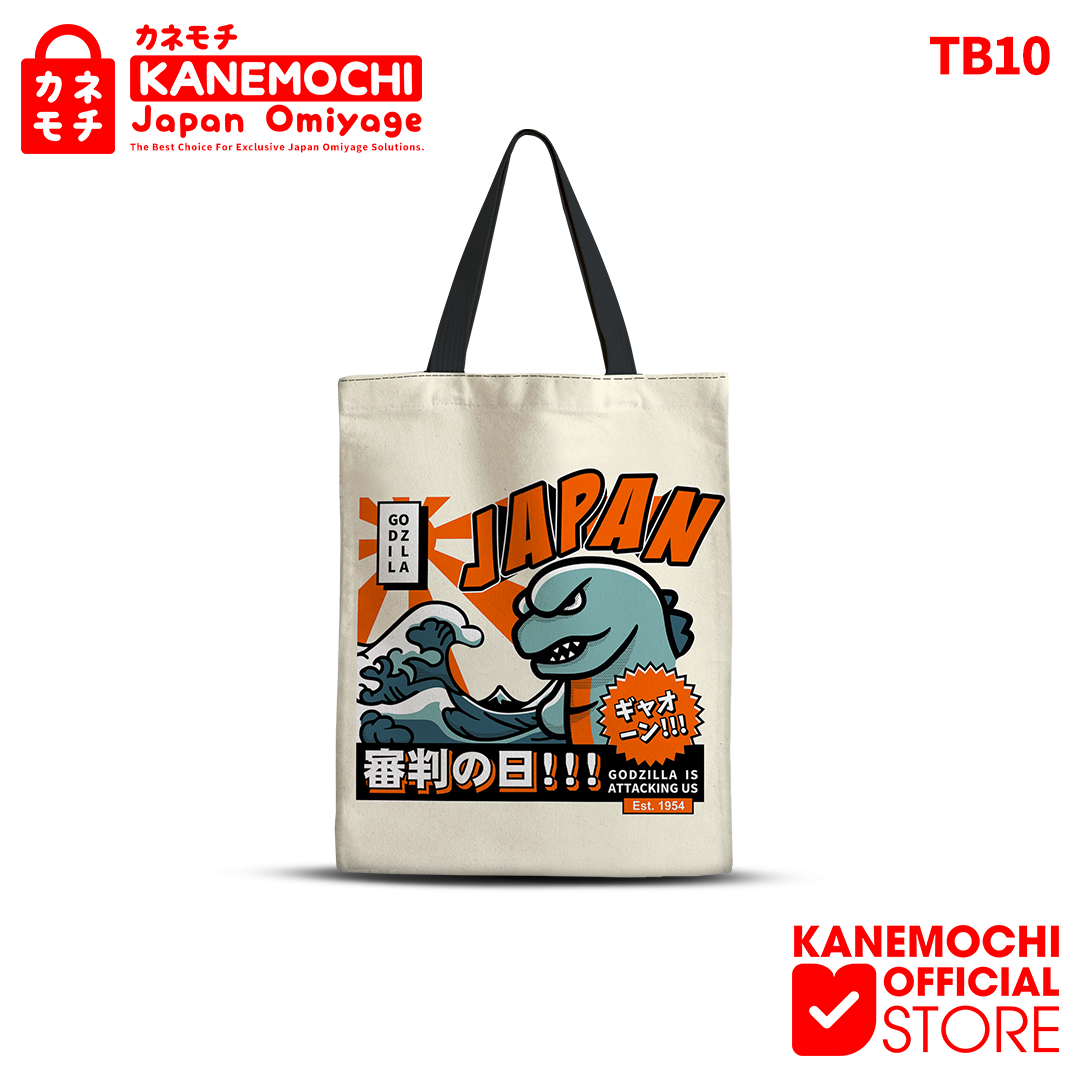 Varian TB10 - TOTEBAG SMALL GODZILLA 31X36.5CM dari KANEMOCHI TOTEBAG - KANEMOCHI TAS SERBAGUNA - KANE...