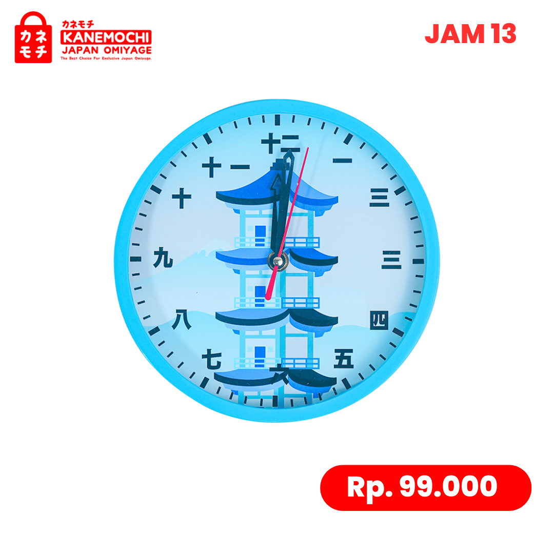 Varian CHUREITO PAGODA (JAM13) dari Japanese Heritage Wall Clock | Jam Dinding Kanji J...
