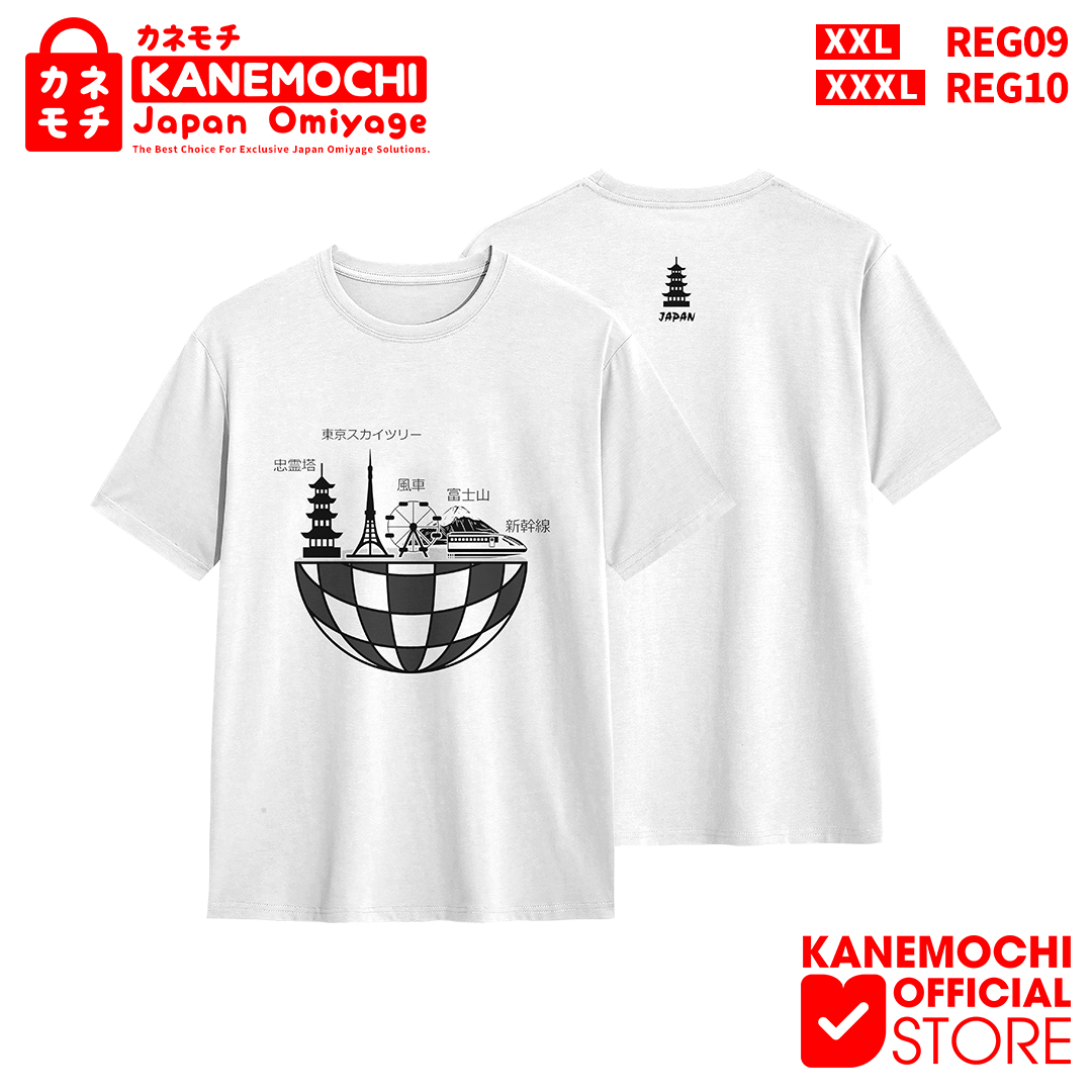 Varian KAOS PUTIH JAPAN ICON = XXL dari KANEMOCHI T-SHIRT - KANEMOCHI KAOS PUTIH UNISEX MO...