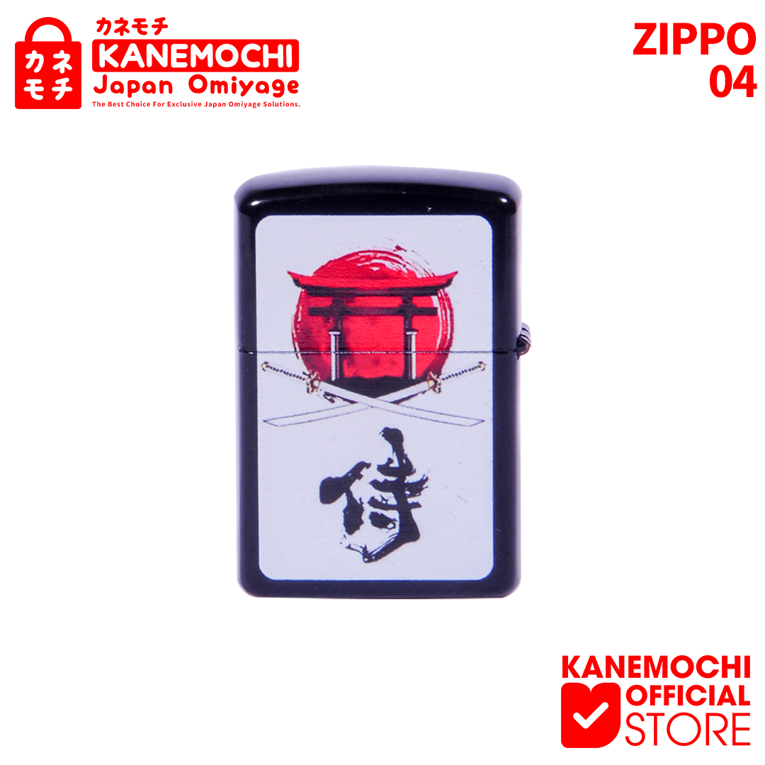 Varian KOREK API ZIPPO-03 dari KANEMOCHI JAPAN - KANEMOCHI MOTIF JAPAN STAINLESS...