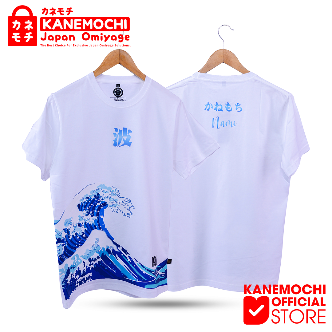 Varian DTF NAMI JAPAN = M dari KANEMOCHI T-SHIRT - KANEMOCHI KAOS JAPAN LUXURY NA...