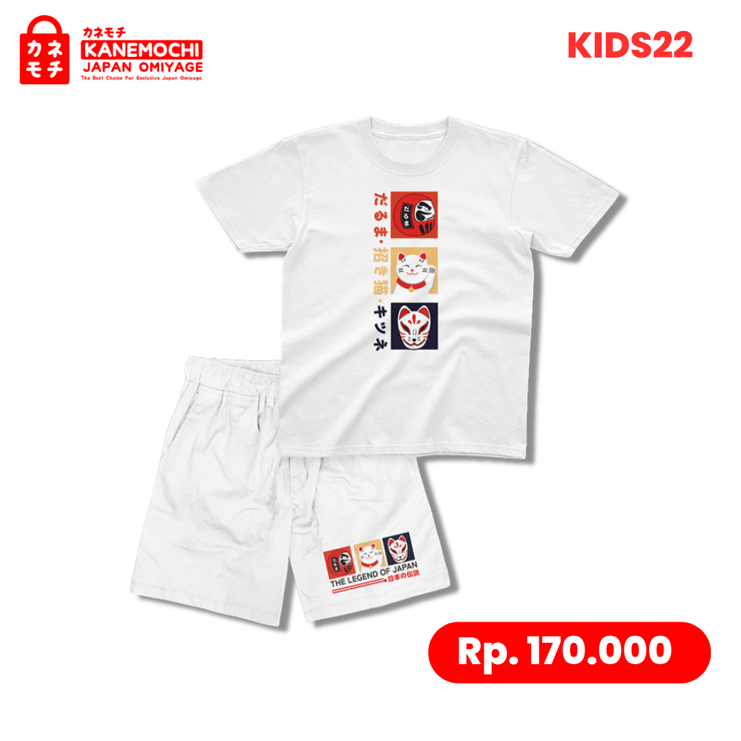 Varian KAOS KIDS THE LEGEND OF JAPAN  = XXXL dari Premium Japanese Kidswear Collection Size 10-12 Ta...