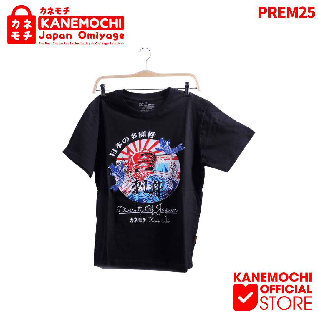 Varian KAOS PREMIUM DIVERSITY (BLACK)  dari KANEMOCHI T-SHIRT - KANEMOCHI KAOS PREMIUM MOTIF D...
