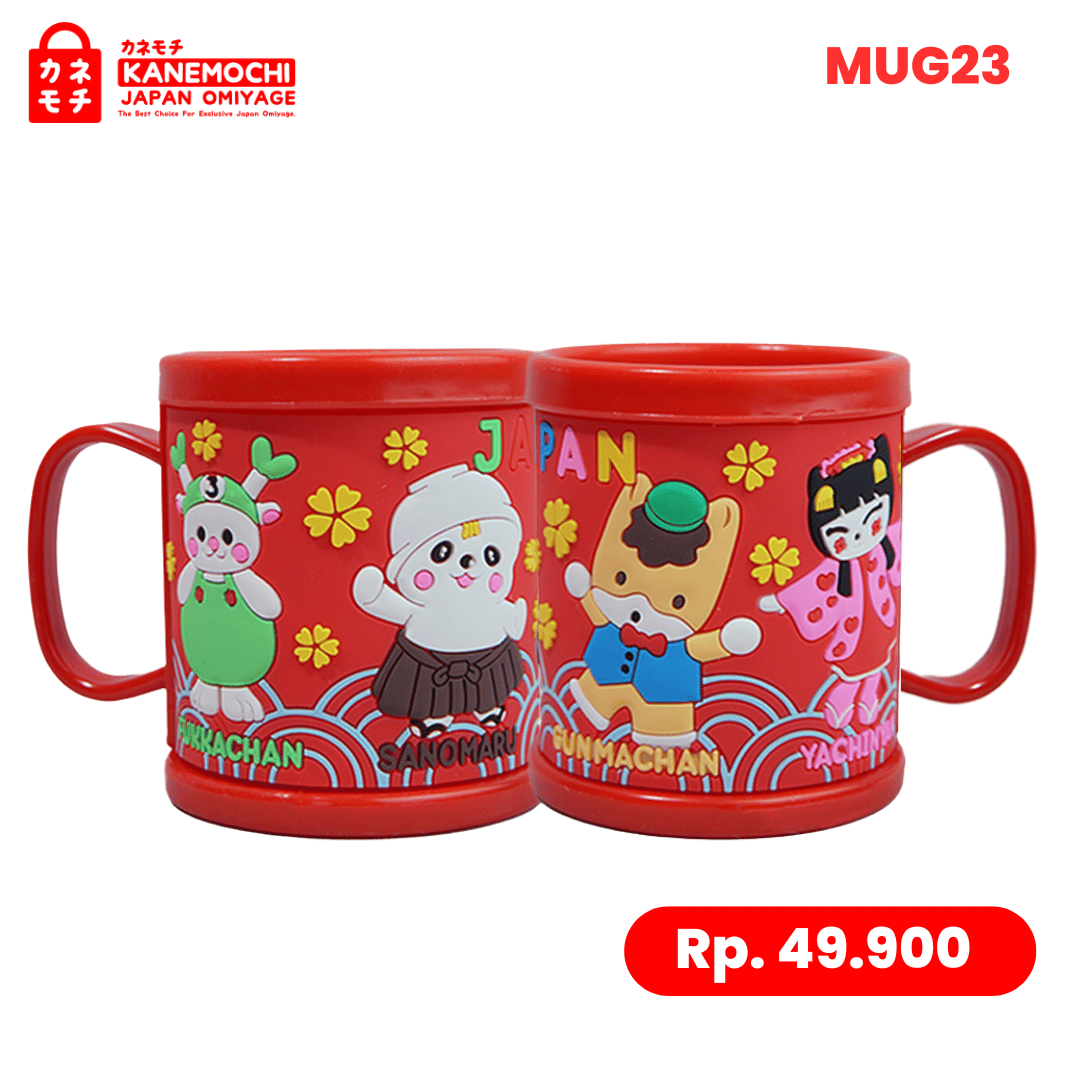 Varian JAPAN DOLL dari Tokyo Daily Mug | Mug Rubber Timbul Jepang | Gelas...