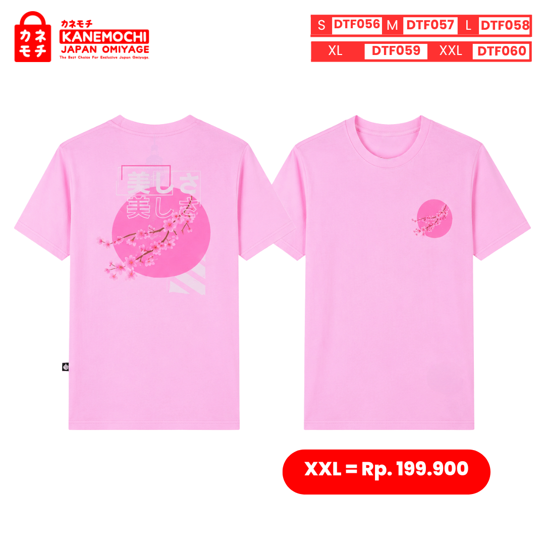 Varian DTF UTSUKUSHI SAKURA = XXL dari MASTERPIECE COLLECTION TEE UTSUKUSHI SAKURA JAPAN...