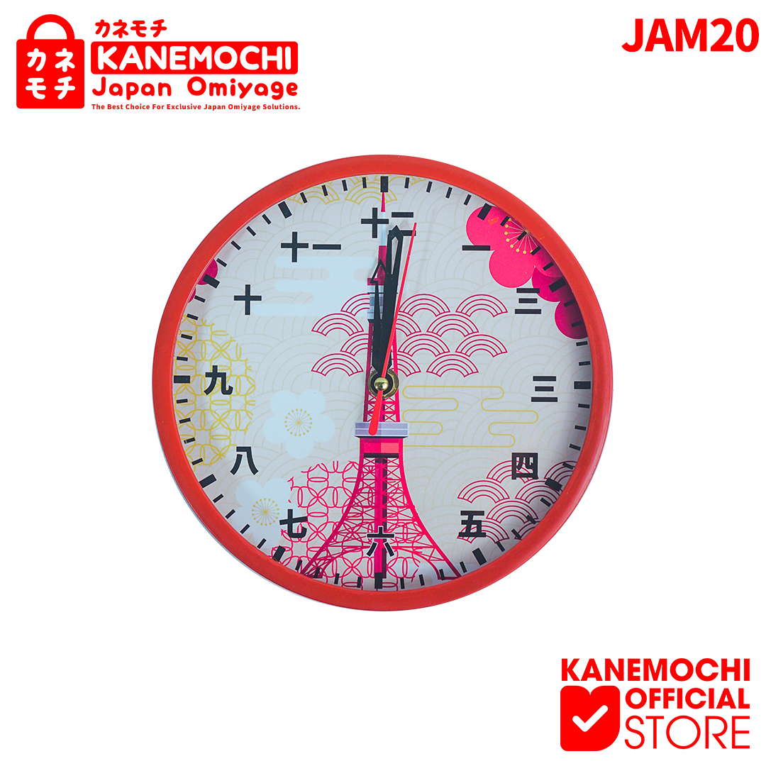 Varian TOKYO TOWER (JAM20) dari KANEMOCHI TOKEI - KANEMOCHI JAM DINDING NEW - Souv...