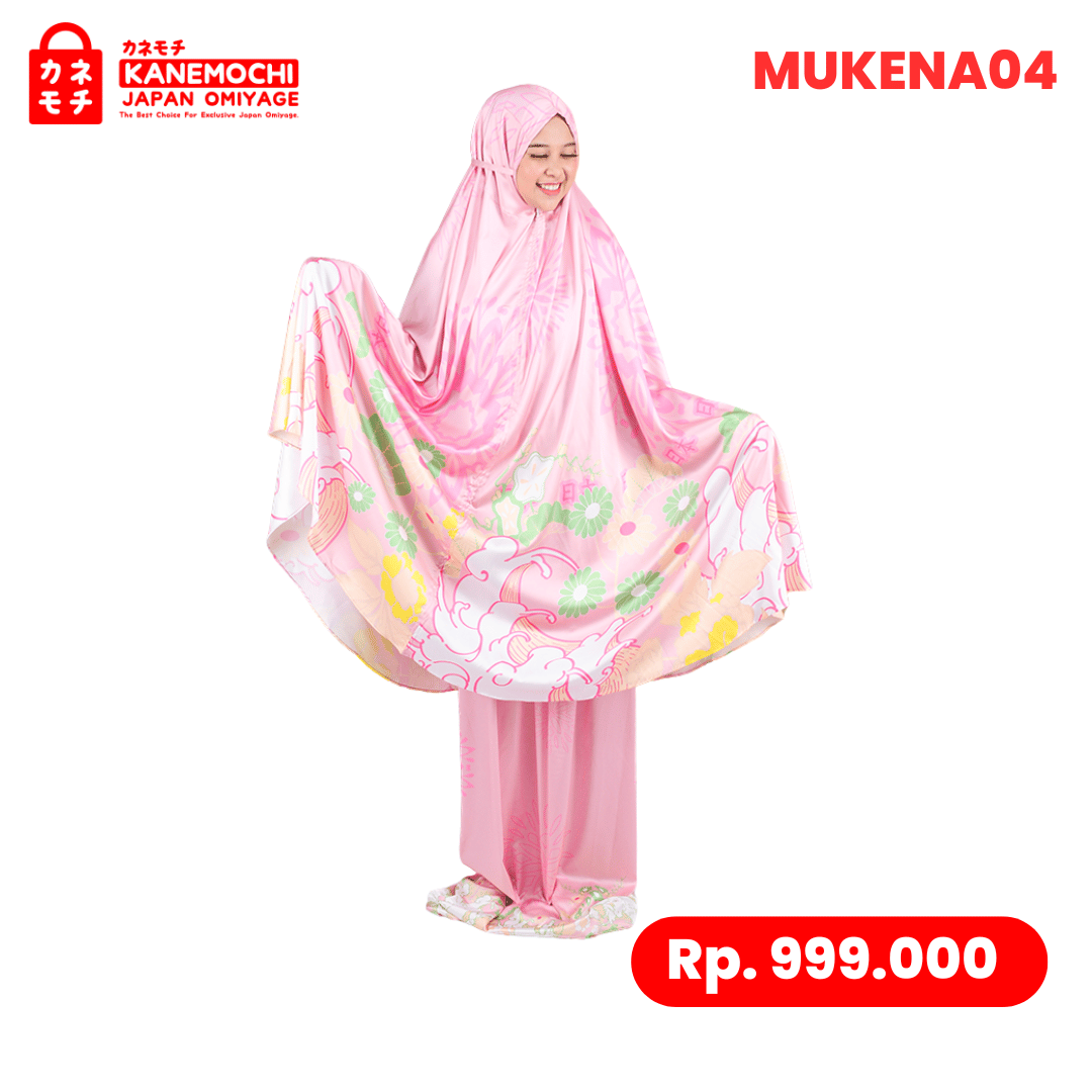 Varian HARUMI BABY PINK dari KYOTO BLOSSOM PRAYER COLLECTION - MUKENA ARMANI SI...