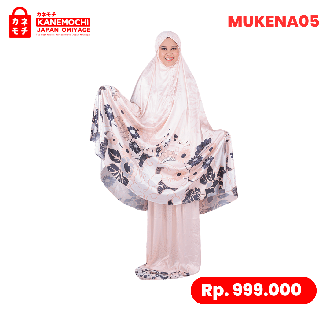 Varian REINA CREAM dari KYOTO BLOSSOM PRAYER COLLECTION - MUKENA ARMANI SI...