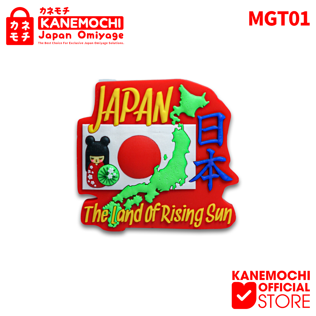 Varian 01 MERAH JAPAN dari KANEMOCHI MAGNET RUBBER JAPAN 3D - KANEMOCHI MAGNE...
