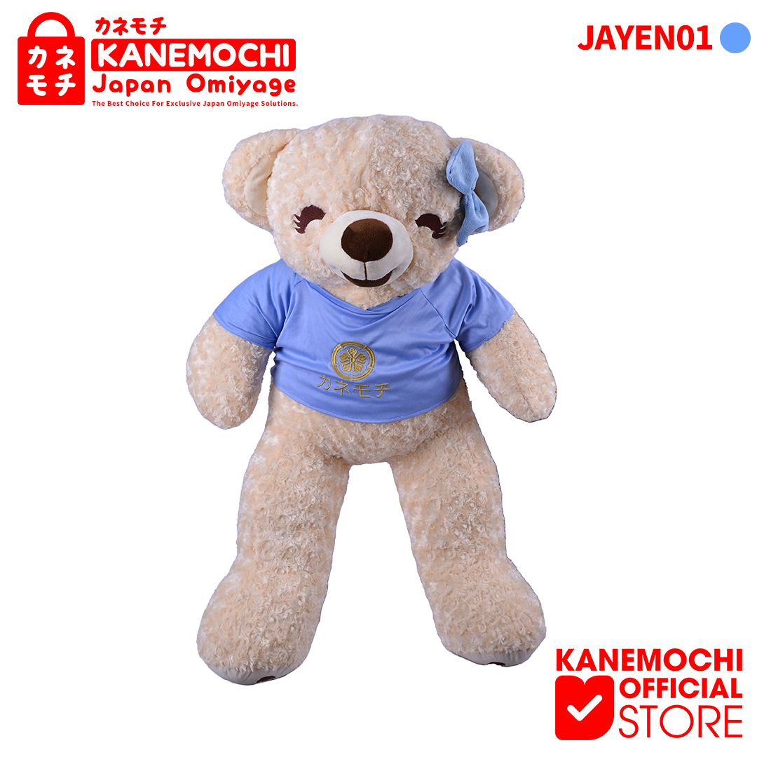 Varian TEDDY BEAR 1 METER CREAM BEAUTY EYES dari KANEMOCHI TEDDY BEAR 1 METER - BONEKA BERUANG JUMB...