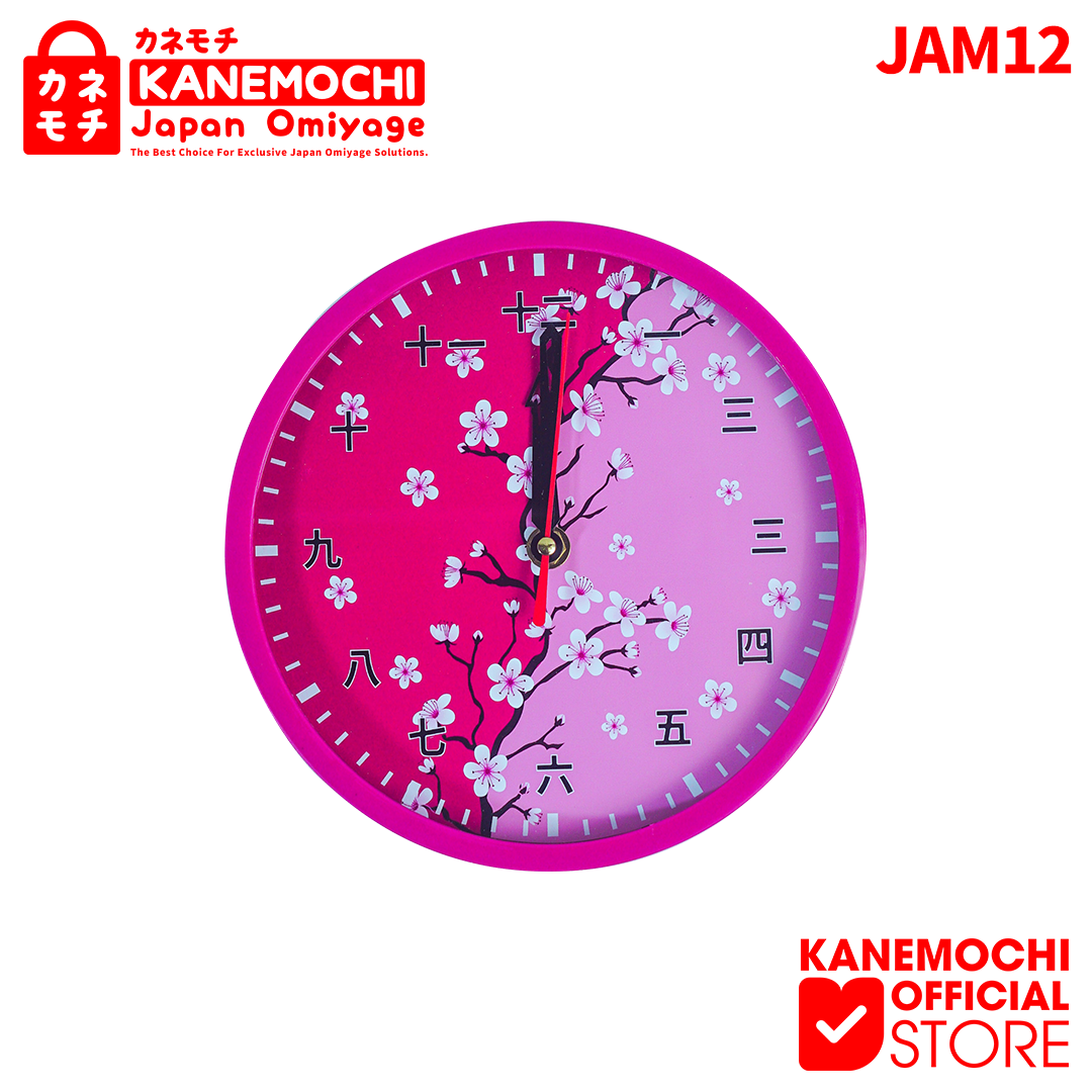 Varian SAKURA (JAM12) dari KANEMOCHI TOKEI - KANEMOCHI JAM DINDING NEW - Souv...