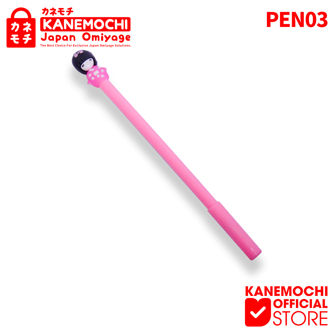 Varian GEISHA PINK dari KANEMOCHI PEN / PULPEN GEISHA - PULPEN MOTIF GEISH...