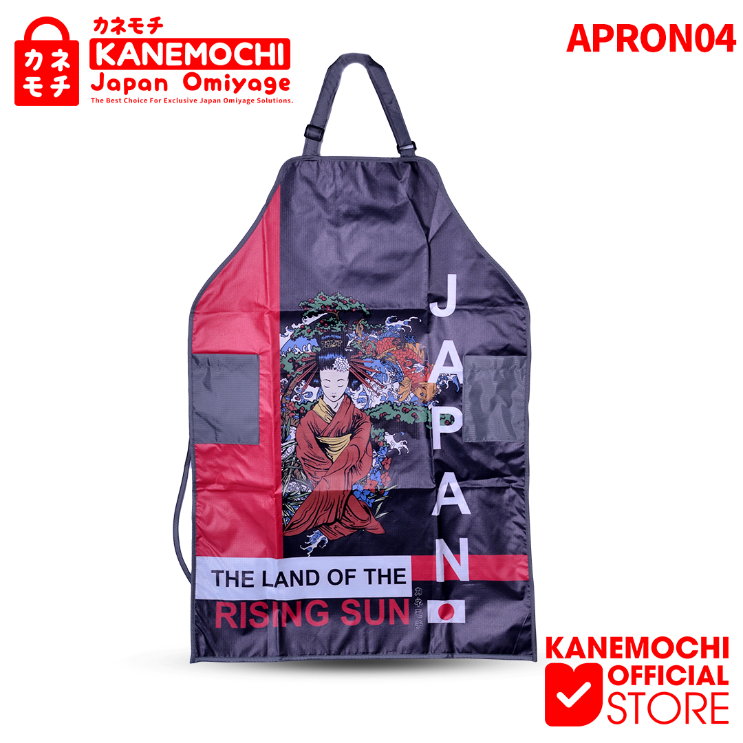 Varian THE LAND OF THE RISING SUN dari Kanemochi Apron - Kanemochi Celemek Masak Anti UV...